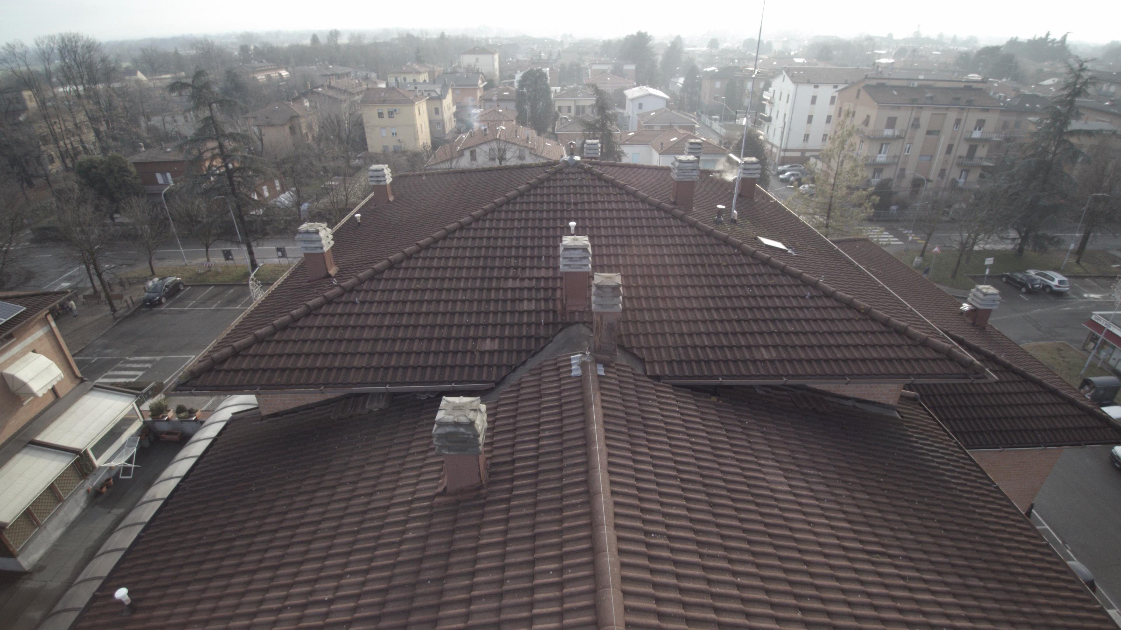 Ispezione tetto: frame del video ispettivo